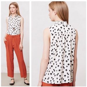 Anthropologie Maeve Float On Balloon Print Top